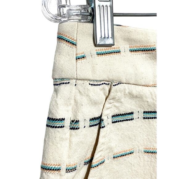 Ann Taylor Loft 4 Inch Shorts Blue Pink Tan Shorts Womens 0 Cotton Acrylic Blend - Picture 2 of 6